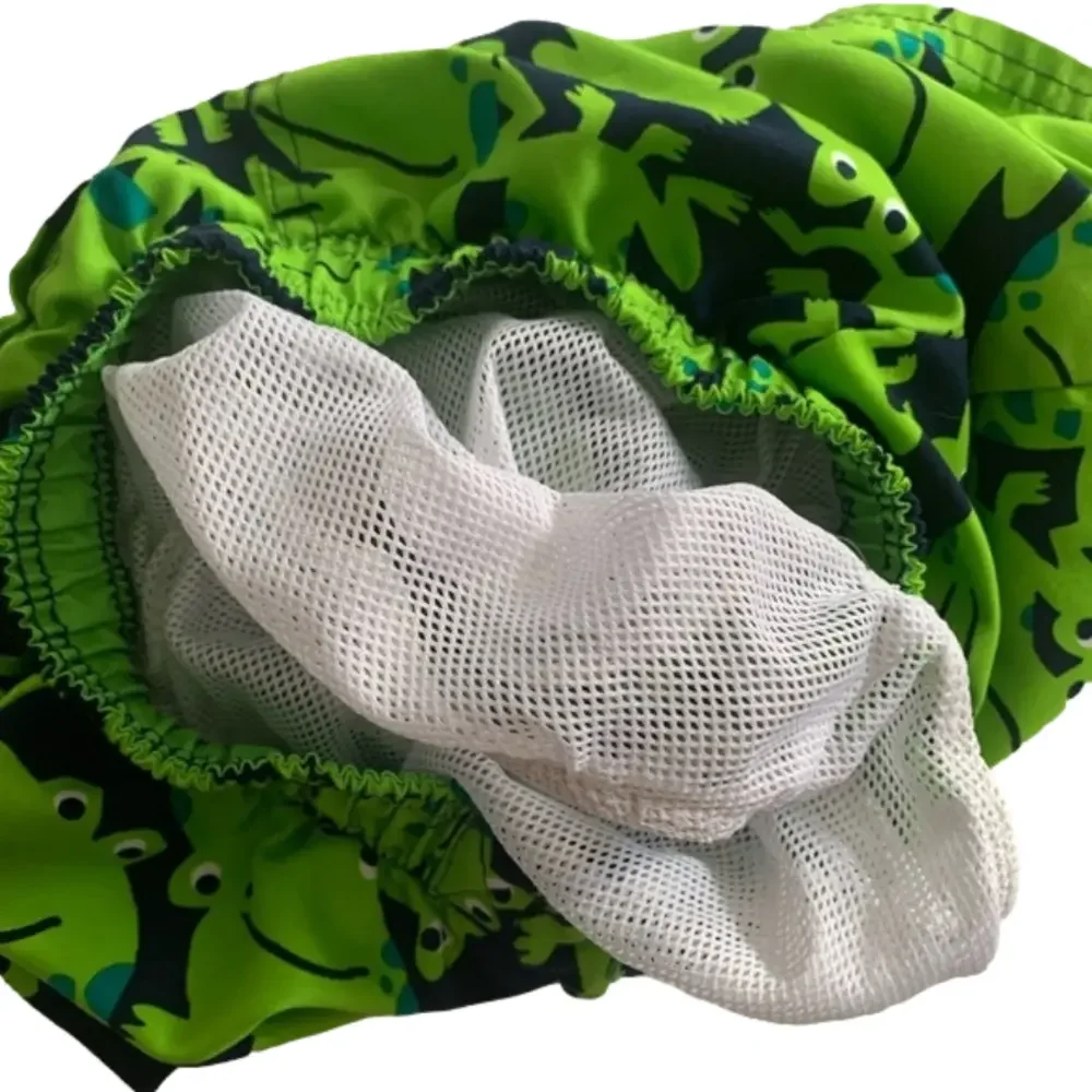 Carters Green Frog Toad Swim Shorts Toddler Size 3T